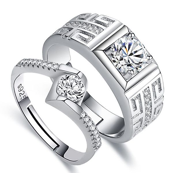ZEUOPQ Fingerring 2-St Ring aus s925-Sterlingsilber günstig online kaufen