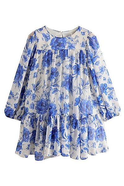 Next Chiffonkleid Langärmeliges Chiffonkleid (1-tlg) günstig online kaufen