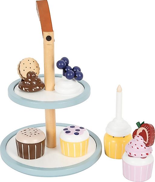 Small Foot Kaufladensortiment Cupcake Etagere „tasty“ günstig online kaufen