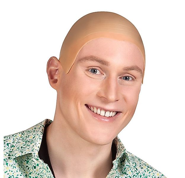 Boland Kostüm-Perücke Glatzkopf Latex-Kappe realistische Glatze für Kostüm günstig online kaufen