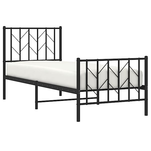 vidaXL Bett Bettgestell mit Kopf- und günstig online kaufen