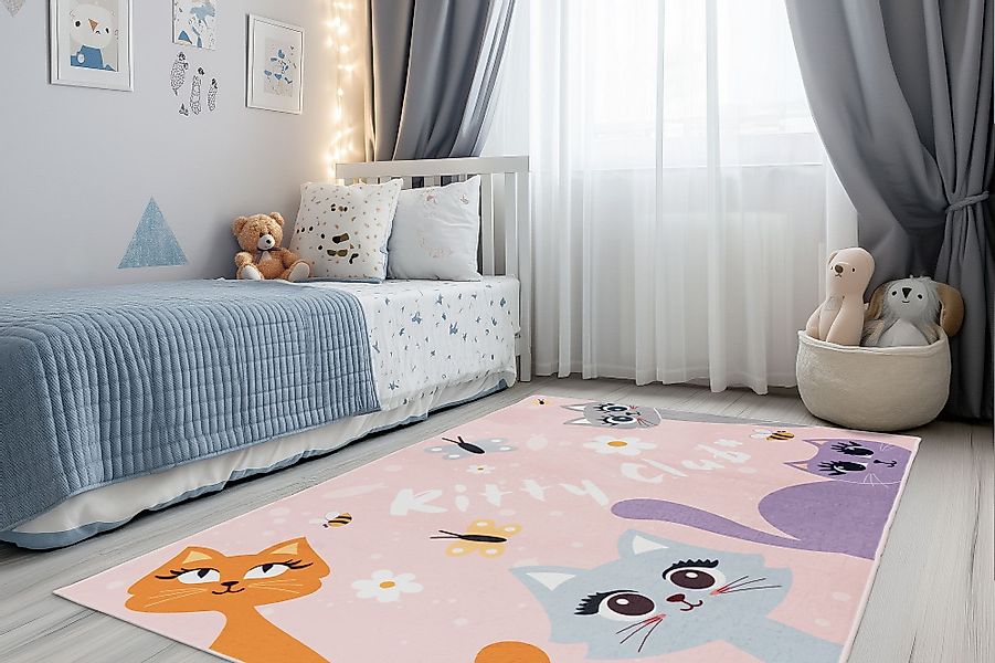Obsession Kinderteppich »Magic Kids ML 104«, rechteckig, 8 mm Höhe, niedlic günstig online kaufen