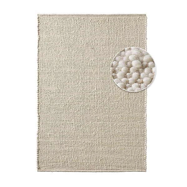 TaraCarpet Wollteppich TaraCarpet Handwebteppich Malmoe Fashion, günstig online kaufen