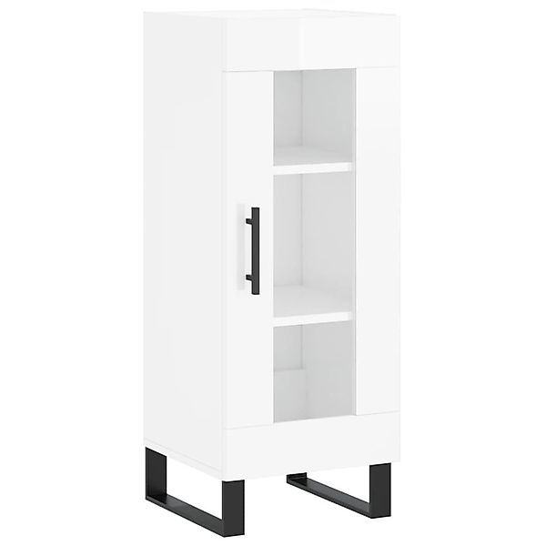 vidaXL Sideboard Sideboard Hochglanz-Weiß 34,5x34x90 cm günstig online kaufen