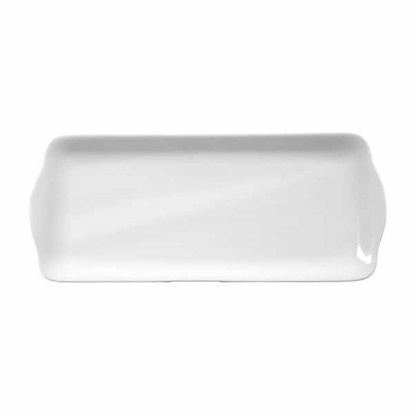 Seltmann Weiden Servierplatte "Kuchenplatte Rondo/Liane 35 x 15 cm weiß" günstig online kaufen