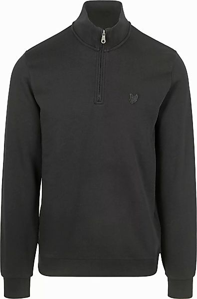 Lyle & Scott Half Zip Pull Tonal Schwarz - Größe L günstig online kaufen