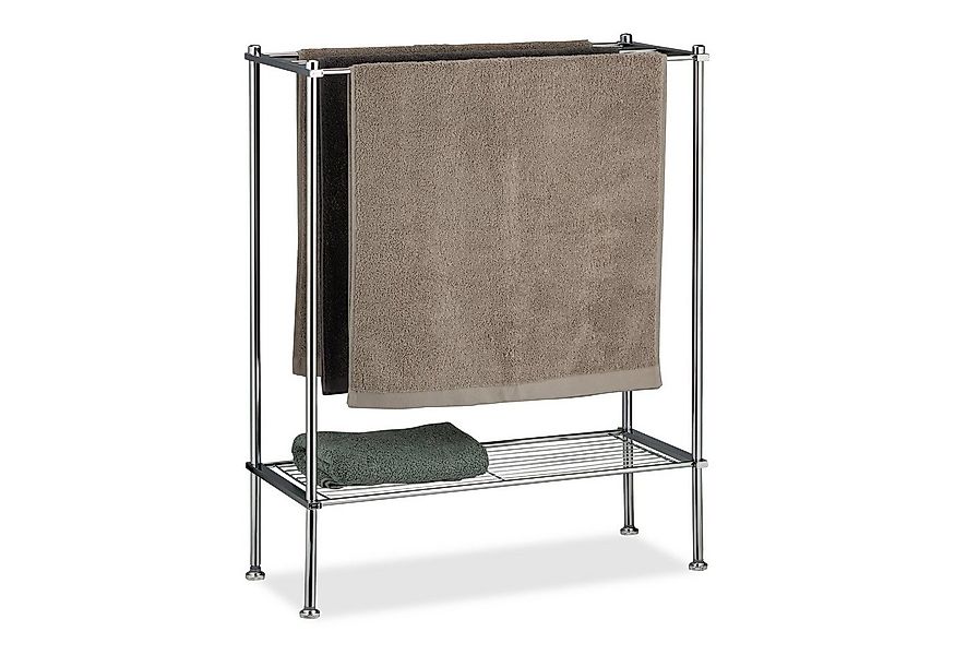 relaxdays Handtuchständer Handtuchhalter Chrom günstig online kaufen