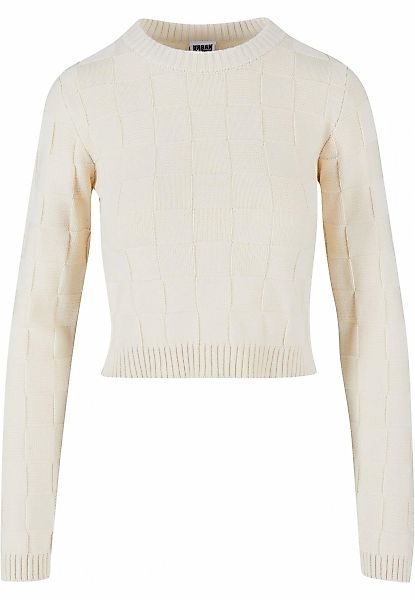 URBAN CLASSICS Sweatshirt "Urban Classics Damen Ladies Check Knit Sweater", günstig online kaufen