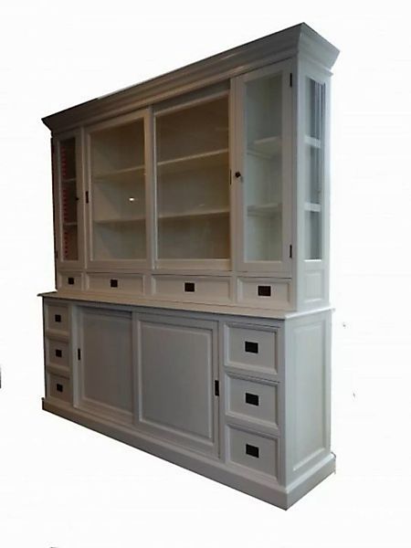 Casa Padrino Buffet Großer Shabby Chic Landhaus Stil Schrank mit 4 Türen un günstig online kaufen