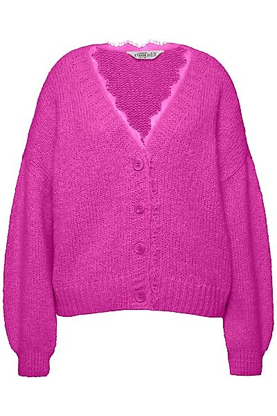 Studio Untold Strickjacke Strickjacke oversized Spitzenkante günstig online kaufen