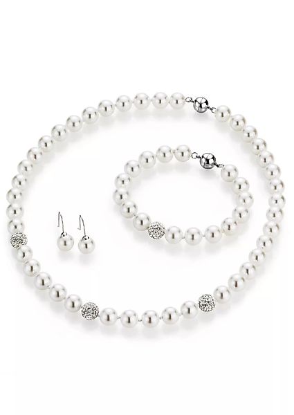Firetti Schmuckset "Multipack Schmuck Geschenk Perlenkette Perlenarmband Pe günstig online kaufen