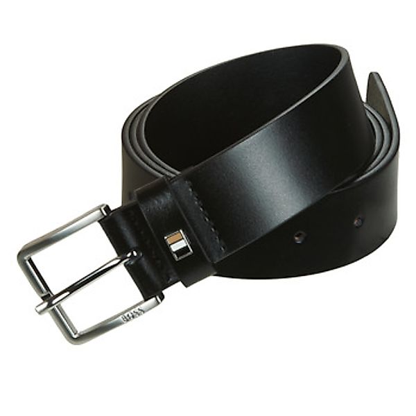 BOSS Ledergürtel Ther-Flag-E Sz35 Leather Belt aus echtem Rindsleder günstig online kaufen