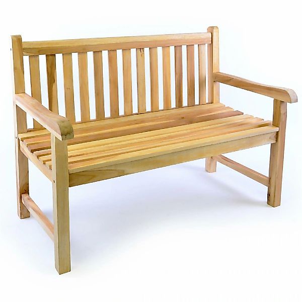 VCM Gartenstuhl "Sitzbank Antik Gartenbank Landhausstil Teak Holz" () günstig online kaufen