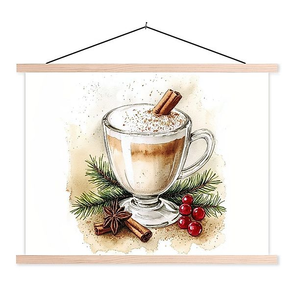 MuchoWow Poster Winter - Kaffee - günstig online kaufen