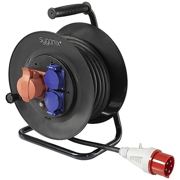 Sygonix CEE Kabeltrommel 25 m, IP44, günstig online kaufen