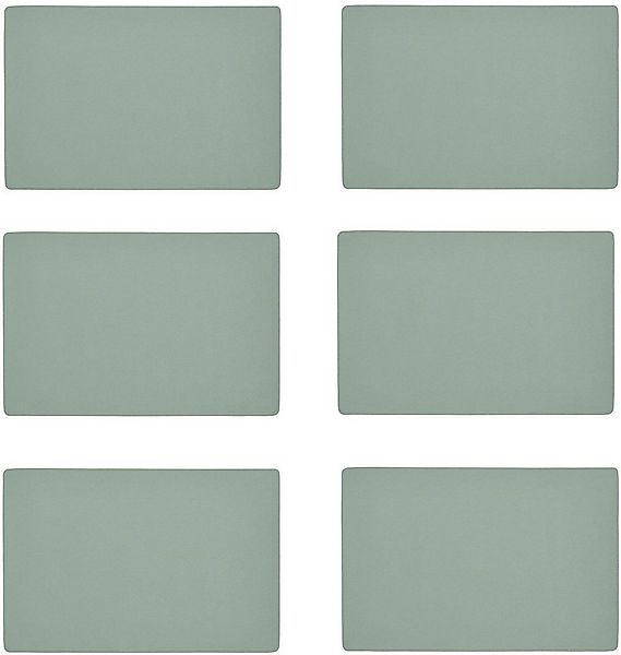 Zeller Present Platzset, (Set, 6-St), Kunstleder, metallic, 30x45 cm günstig online kaufen