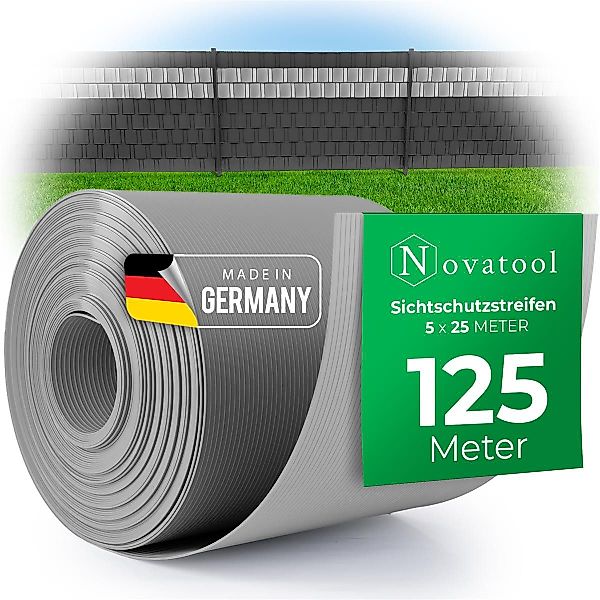 Novatool Doppelstabmattenzaun -, (5-St), Sichtschutzstreifen-Rollen günstig online kaufen