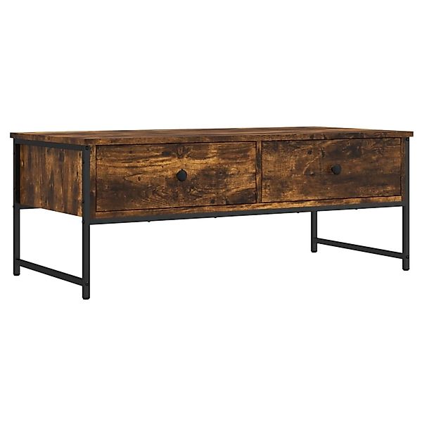 vidaXL Couchtisch Räuchereiche 101x49x39,5 cm Holzwerkstoff 837739 günstig online kaufen