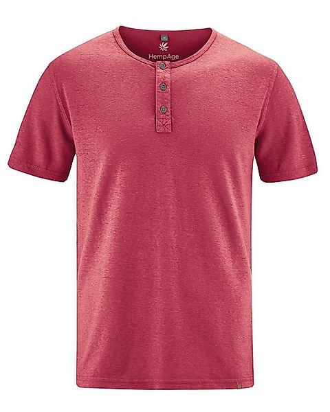 HempAge T-Shirt Solides Henley T-Shirt günstig online kaufen