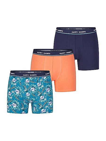 HAPPY SHORTS Retro Pants Jersey (3-St) Boxershorts Trunks Männer günstig online kaufen
