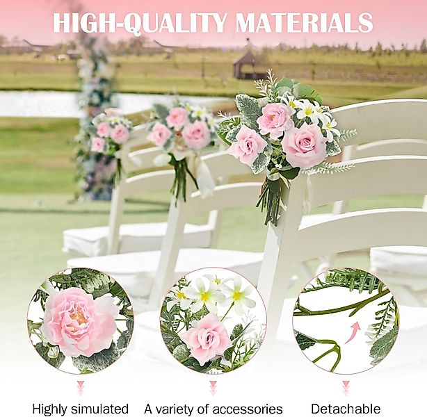 Kunstblumenstrauß osengirlanden künstliche Rosenranken,mit grünen Pflanzen, günstig online kaufen