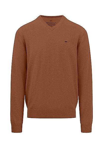 FYNCH-HATTON Strickpullover - Legerer Strickpullover mit V-Ausschnitt, günstig online kaufen