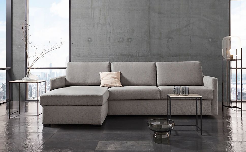 Home affaire Schlafsofa "GOLDPOINT Ecksofa 264 cm, Liegefläche (140/200cm), günstig online kaufen