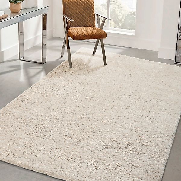 merinos Teppich "Recycle Floki 961" rund 50 mm Höhe Shaggy aus recyceltem P günstig online kaufen