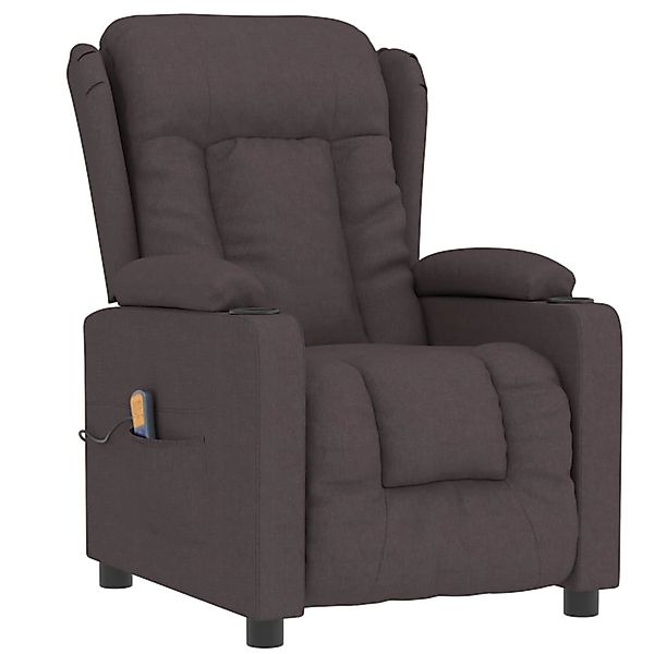vidaXL Massagesessel Dunkelbraun Stoff Modell 16 günstig online kaufen