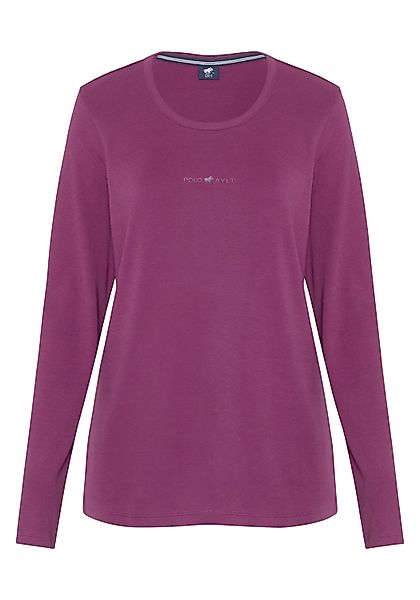 Polo Sylt Langarmshirt im Label-Design günstig online kaufen