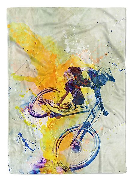 Sinus Art Handtücher SplashArt Sport Handtuch günstig online kaufen