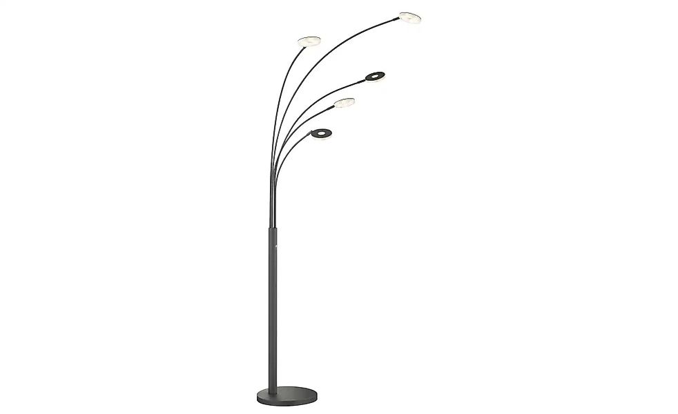 Fischer-Honsel Standleuchte  Dent ¦ schwarz ¦ Maße (cm): B: 45 H: 185 T: 77 günstig online kaufen