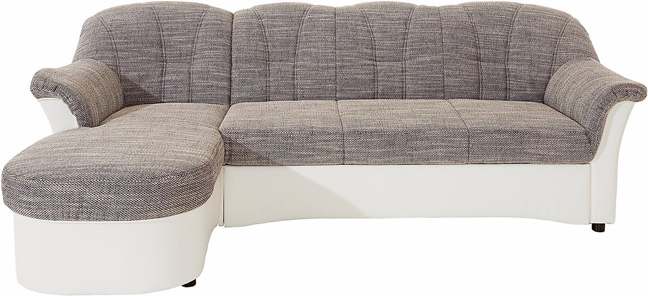 DOMO collection Ecksofa »Flores Schlafsofa, B/T/H: 233/142/86 cm, L-Form«, günstig online kaufen