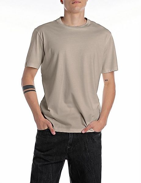 Replay T-Shirt "mit Logostickerei auf der Brust" günstig online kaufen