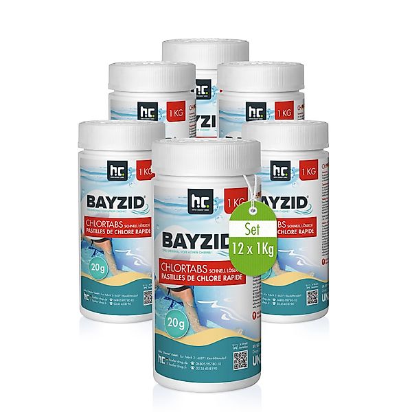 Bayzid Chlortabs 20g Schnell Löslich 12x 1kg günstig online kaufen
