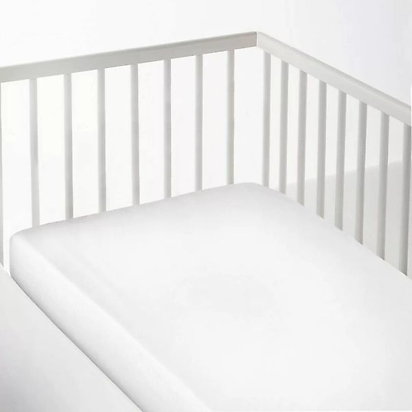 Matratzenschoner Naturals Weiß 60 Cm Babybett (60 X 120 Cm) günstig online kaufen