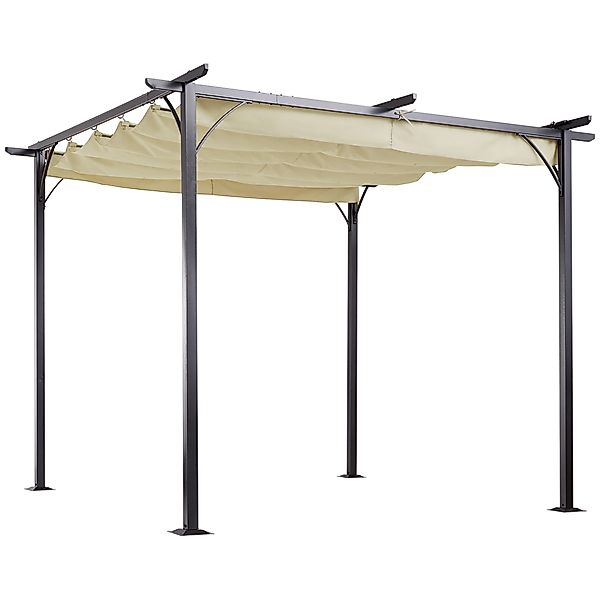 Outsunny Pergola Wasserdicht, BxTxH: 300x300x230 cm, günstig online kaufen