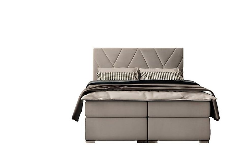 JVmoebel Bett Chesterfield Schlafzimmer Boxspring Bett Doppel Betten Polste günstig online kaufen
