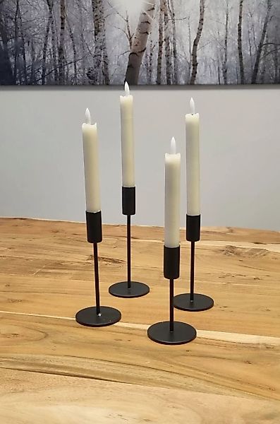 Ambiente Haus Kerzenständer »Kerzenständer 4er Set - (H) 20 cm«, (1 St.) günstig online kaufen