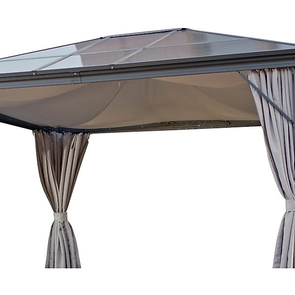 Leco Sonnenschutzsegel zum Profi-Pavillon Lichtgrau günstig online kaufen