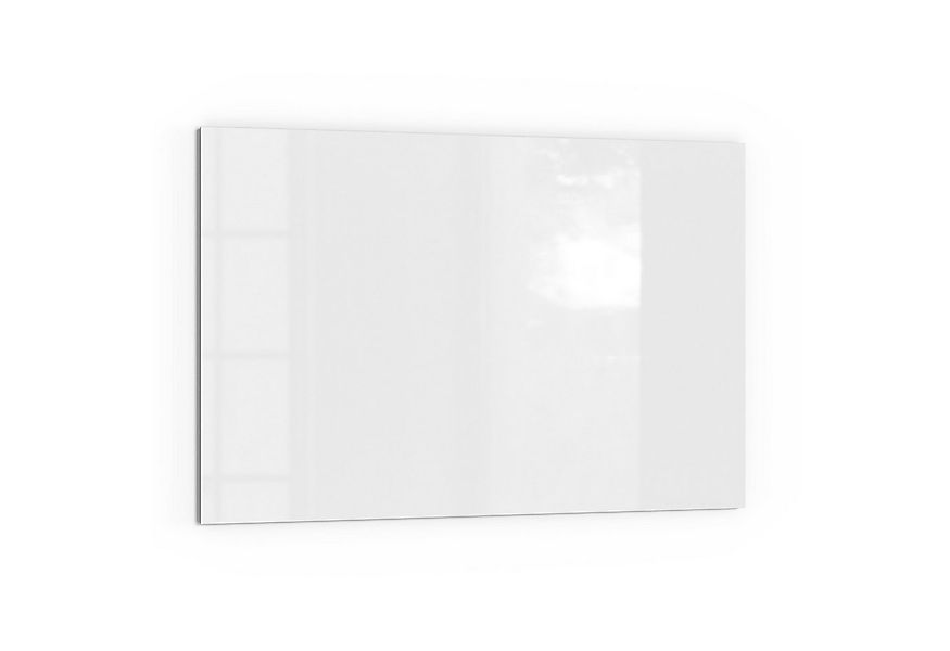 DEQORI Küchenrückwand 'Unifarben - Weiß', Glas Spritzschutz Badrückwand Her günstig online kaufen