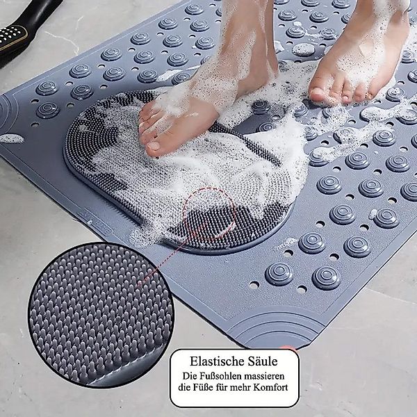 Coonoor Badematte Duschmatte rutschfest, Antirutschmatte Dusche mit Saugnäp günstig online kaufen
