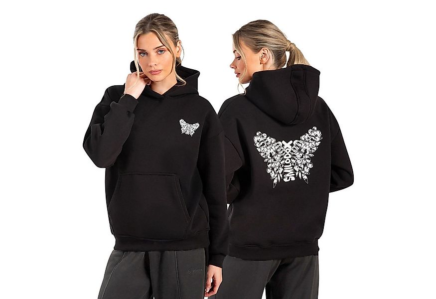Smilodox Hoodie Nala, Oversize Fit Pullover mit großer Kapuze und Butterfly günstig online kaufen
