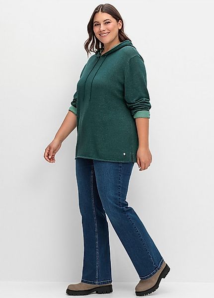 Sheego Bequeme Jeans Bootcut-Jeans . mit hohem Bund, im Curvy-Schnitt ANNE günstig online kaufen