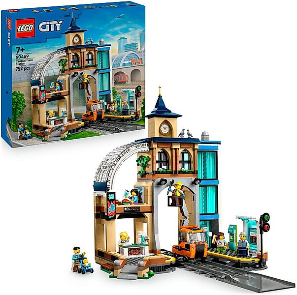 LEGO® Hauptbahnhof (60469), LEGO City Konstruktionsspielsteine, günstig online kaufen