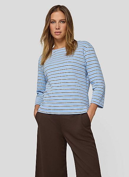 Rabe 3/4-Arm-Shirt Strick-Look und gestreift günstig online kaufen