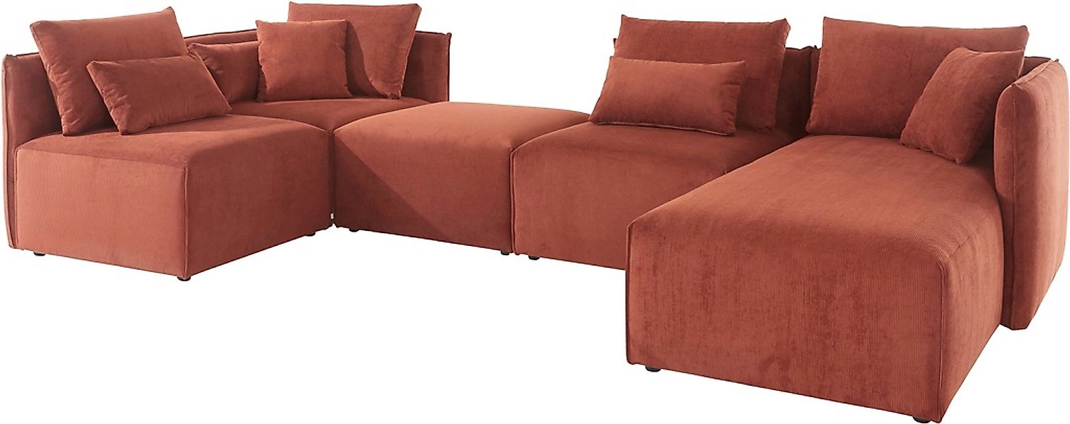 andas Wohnlandschaft "Nöre", (5 Teile), in vielen Bezugsqualitäten und Farb günstig online kaufen