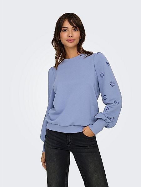 ONLY Sweatshirt ONLFEMME L/S PUFF EMBROIDERY UB SWT mit Puffärmeln mit wund günstig online kaufen