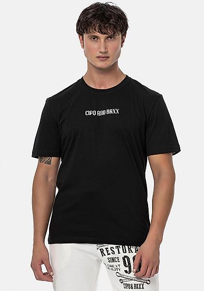Cipo & Baxx Kurzarmshirt günstig online kaufen