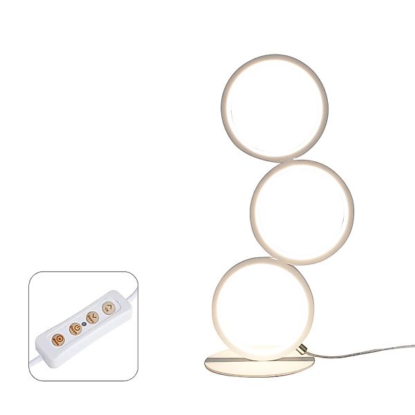Nettlife LED Nachttischlampe Schwarz Touch Dimmbar günstig online kaufen